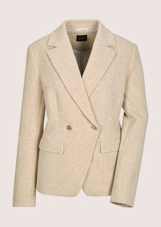 Zweireihiger Blazer aus Strukturjersey thumbnail 7