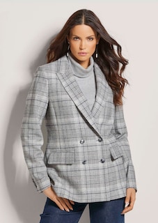 Langer Karo-Blazer thumbnail 2