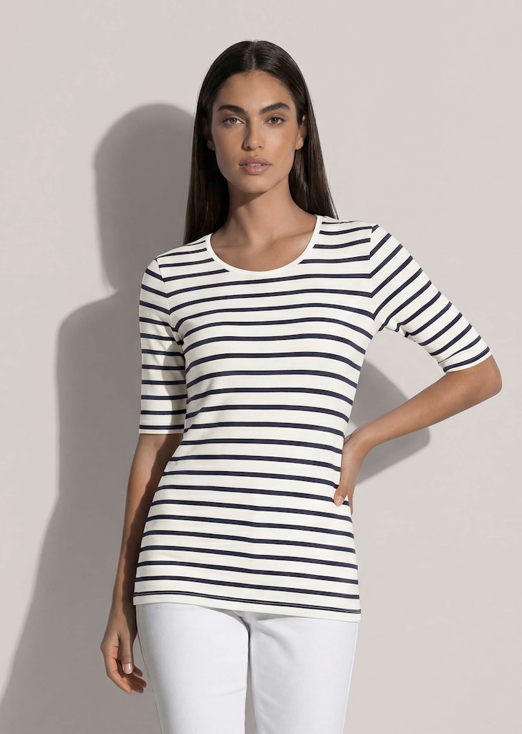 T-shirt rayé au style breton