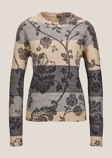 Rundhals-Pullover im Muster-Mix thumbnail 7