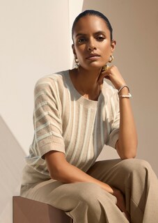 Striped jumper made of Good Cashmere thumbnail 1
