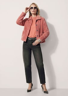 Kuschelige Jacke in Boxy-Form thumbnail 5