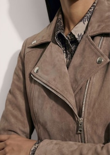 Kid suede biker jacket thumbnail 6