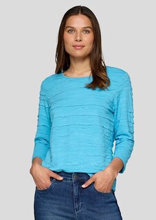 T-shirt en jersey avec motif ondulé thumbnail 1