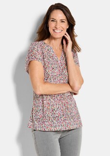 Jersey-Shirt mit Millefleurs-Print thumbnail 1