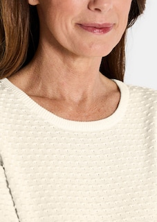 Strickpullover mit Pünktchenmuster thumbnail 5