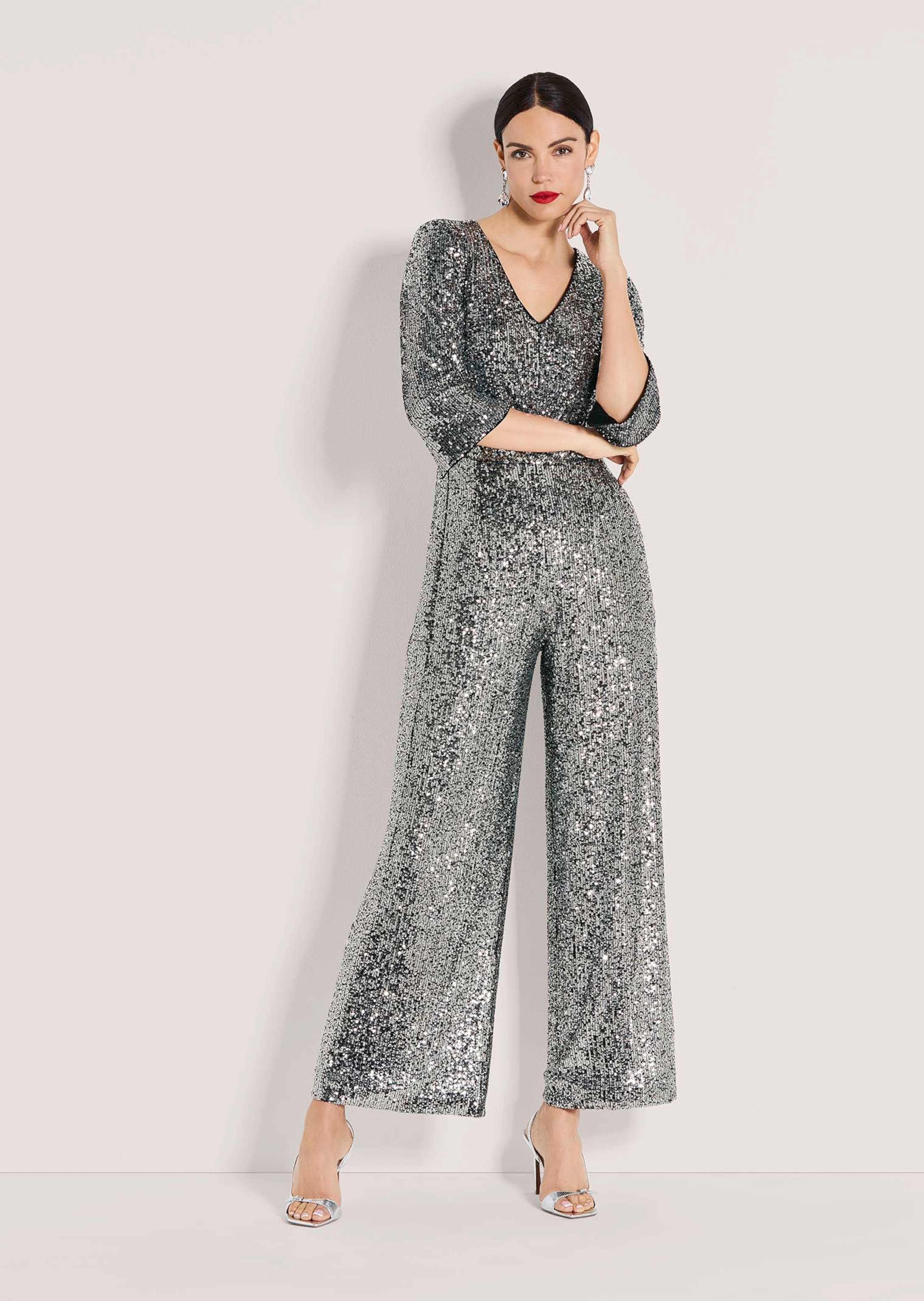 Combi-pantalon à paillettes
