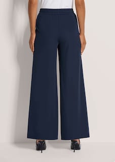 Lässige Jerseyhose mit weitem Bein thumbnail 3