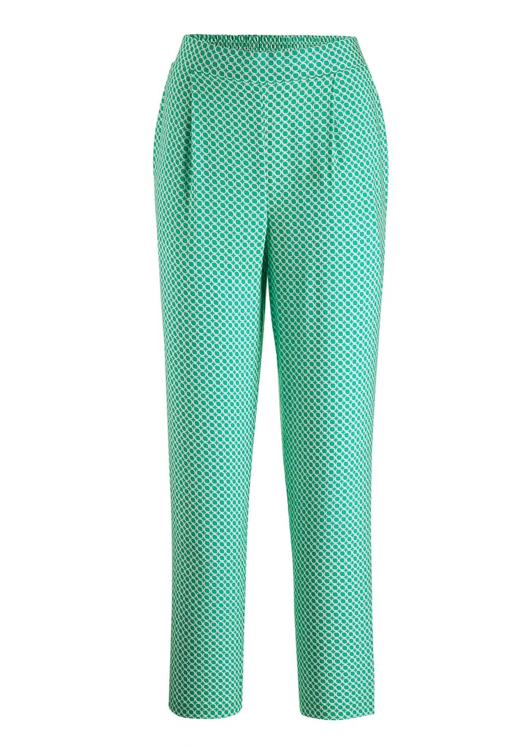 Gemusterte Schlupfhose SARA mit Minimalprint