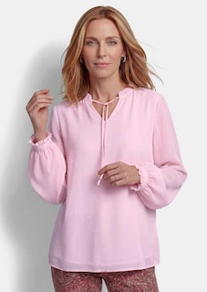 Bluse aus Krepp-Qualität mit Rüschen thumbnail 1