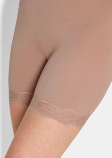 Long leggings with lace and cashmere thumbnail 3