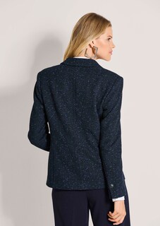 Leicht taillierter Tweedblazer thumbnail 4