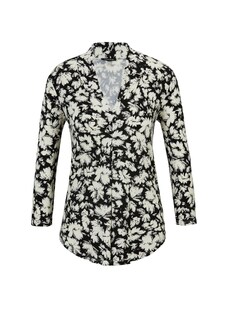 Bequeme Jersey-Bluse mit Blumenmuster thumbnail 5