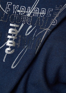 Flauschiges Shirt mit Letter Print thumbnail 5