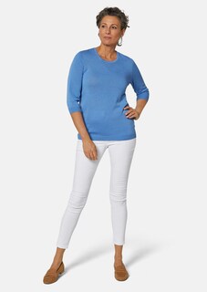 Sommerlicher Strickpullover mit Ajourmuster thumbnail 2