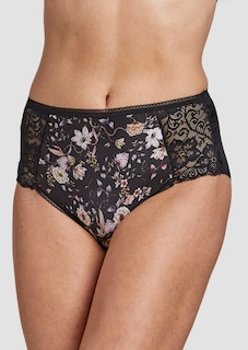 Tailleslip met bloemenprint en kant thumbnail 3