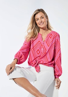 Bluse mit Tunika Ausschnitt thumbnail 5