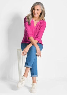 Blouse van pure viscose thumbnail 4
