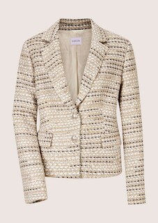 Strukturierter Tweed-Blazer thumbnail 7