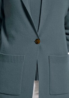Gebreide blazer met kasjmier thumbnail 5