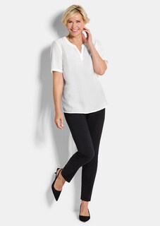 Onderhoudsarme blouse van seersucker thumbnail 2