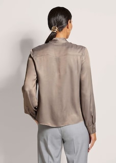 Satinbluse mit Schluppe thumbnail 4
