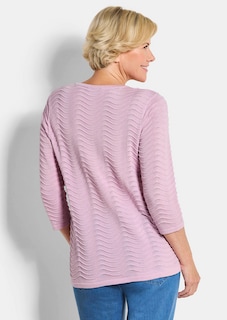 Strickpullover mit Wellenstruktur thumbnail 3