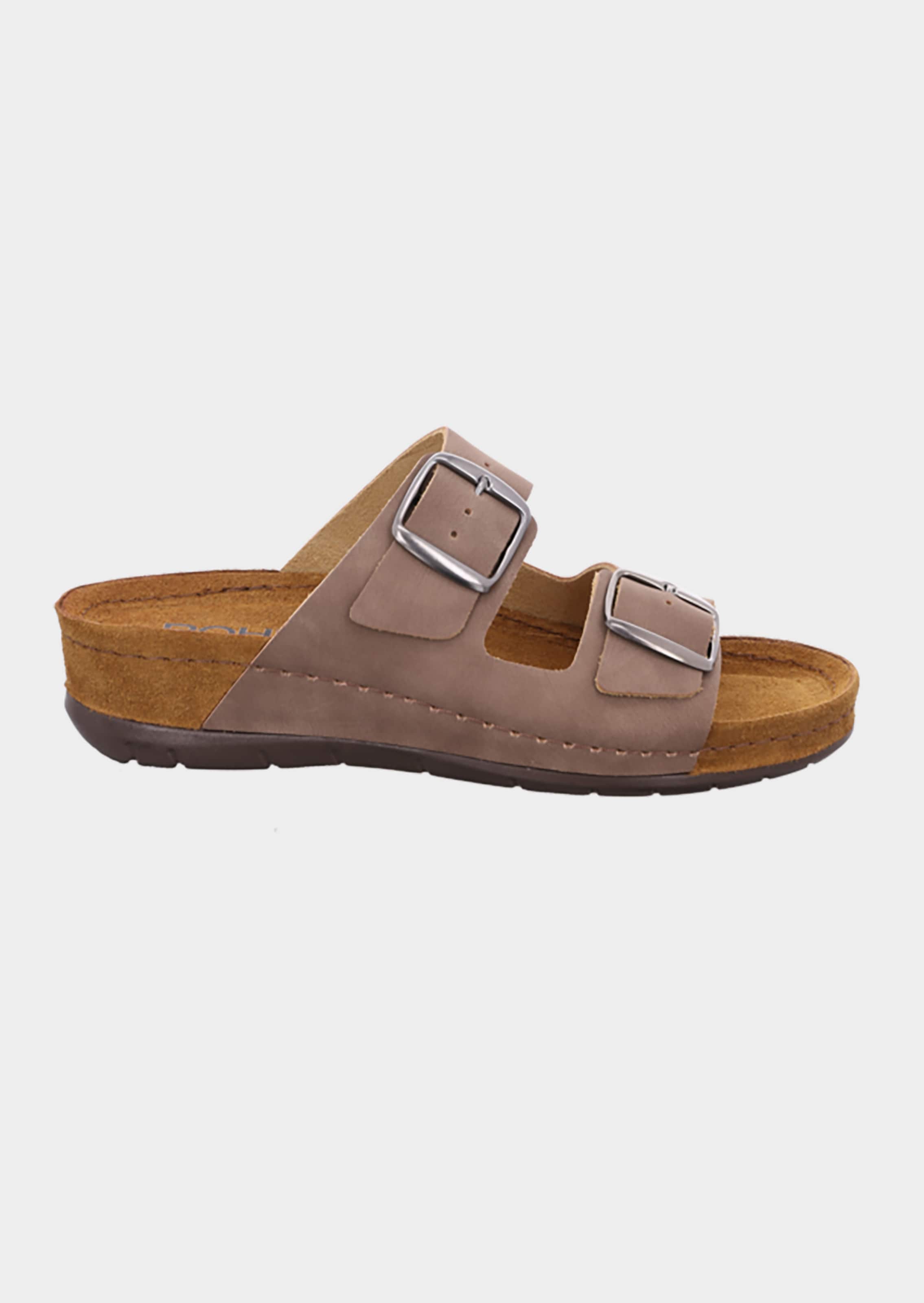 Leren sandalen met verstelbare gespen