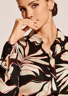 Bluse aus zarter Viskose mit Blütenprint thumbnail 5