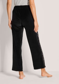 Pantalon de détente en velours à rayures léopard thumbnail 2