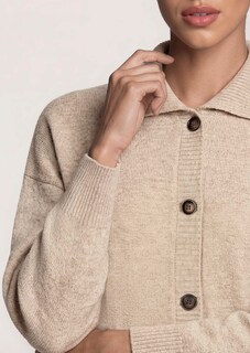 Strickjacke mit Polokragen thumbnail 6