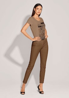 Pantalon stretch coupe ajustée thumbnail 3