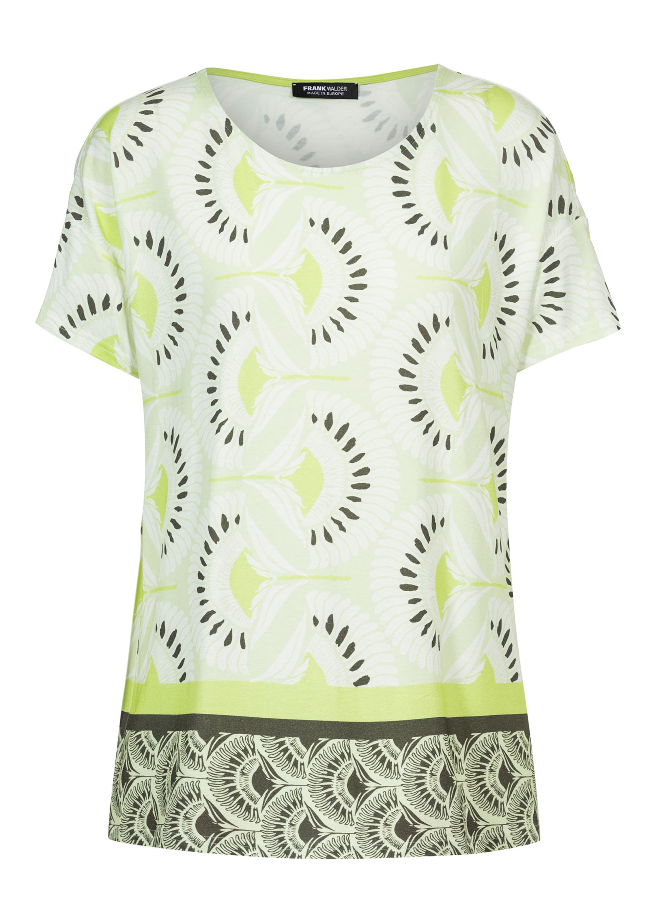 Jersey shirt met wijde, ronde hals