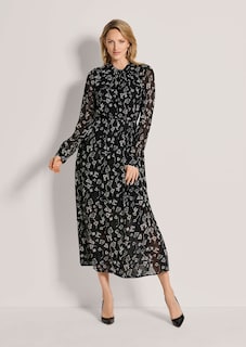 Langes Kleid in Wickeloptik thumbnail 2