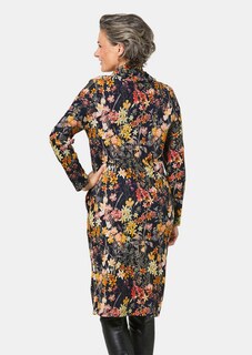 Druckkleid mit halsfernem Rollkragen thumbnail 3