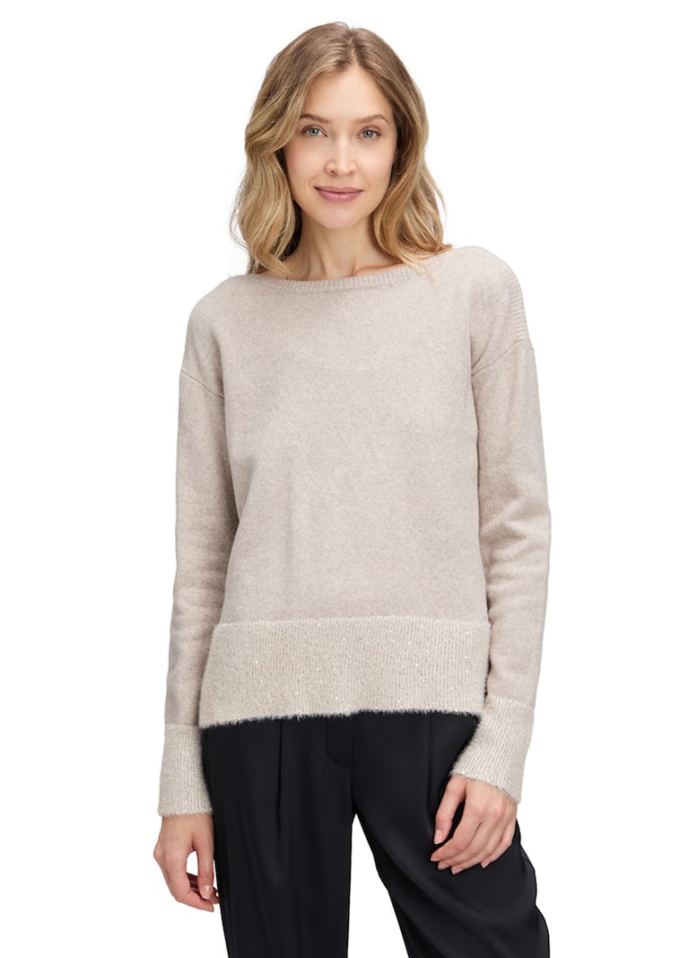 Pull moelleux en tricot pailleté