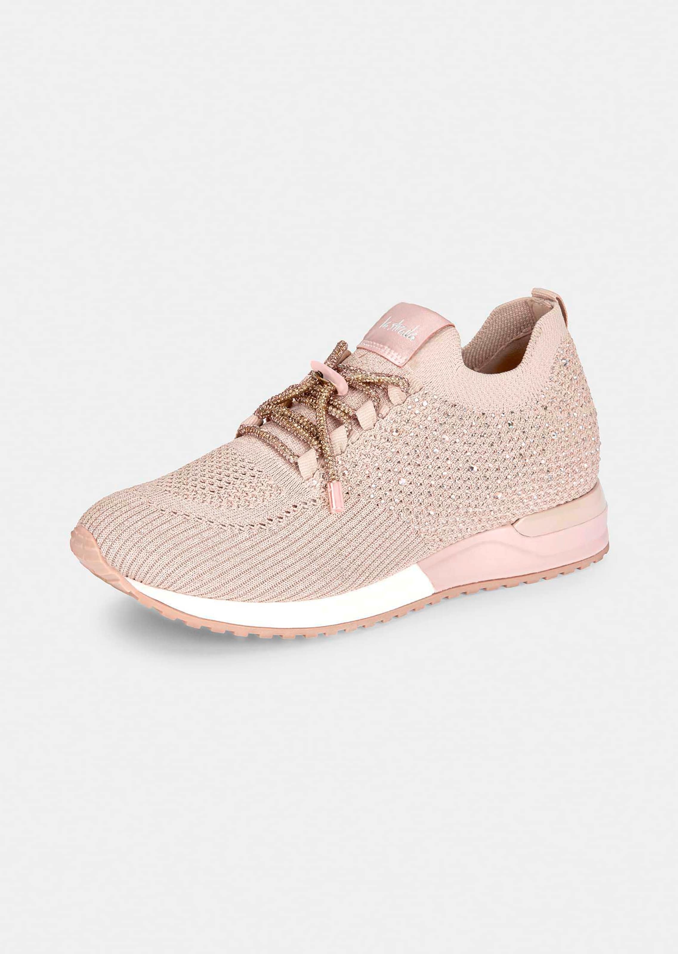 Sneaker mit glitzernden Schmucksteinen