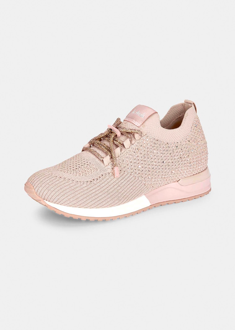 Sneaker mit glitzernden Schmucksteinen