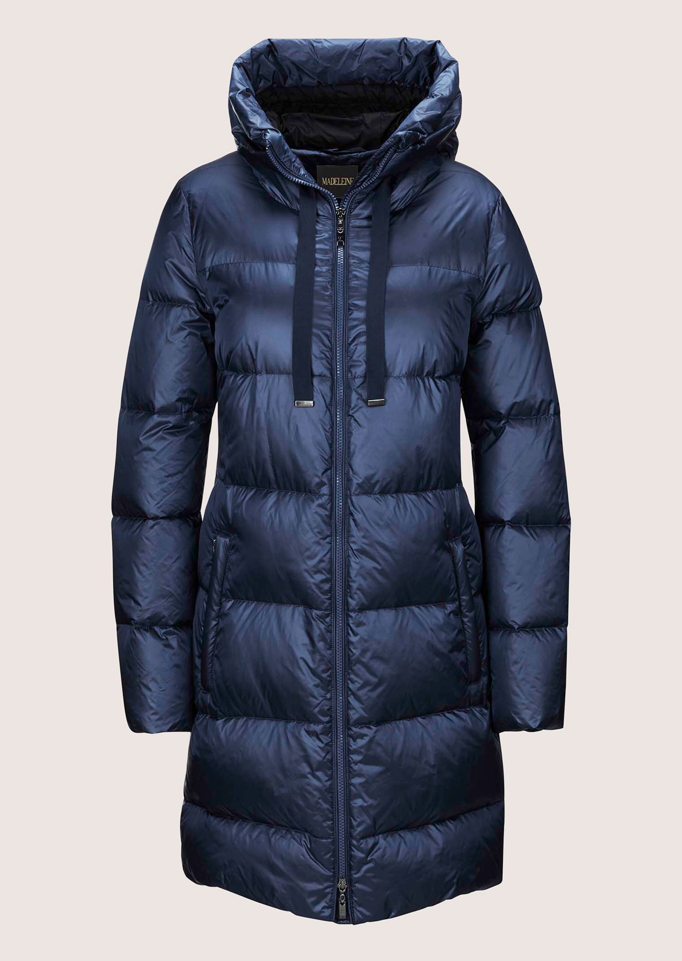 Daunen-Steppjacke mit Kapuze