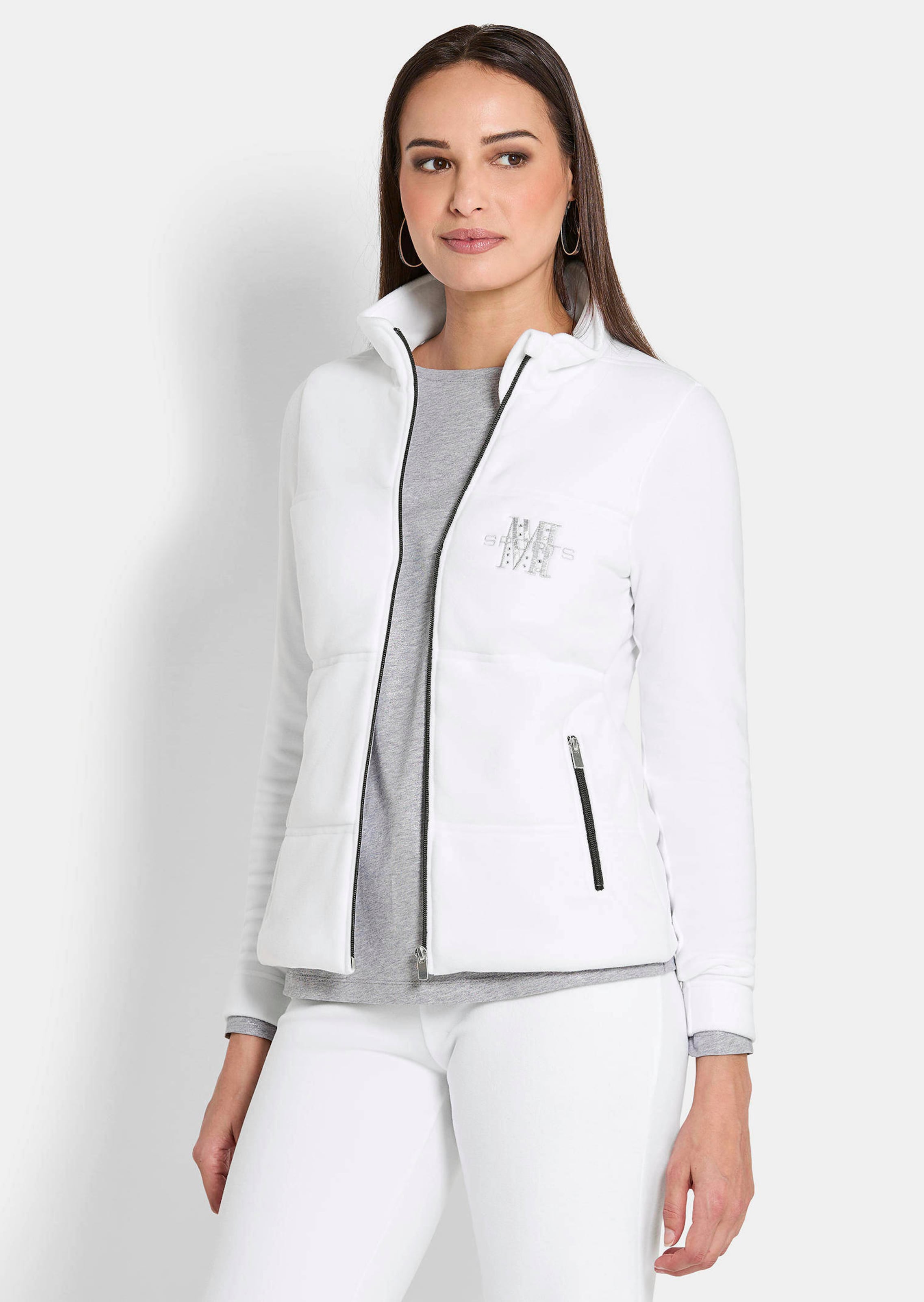 Fleecejacke mit Reißverschlusstaschen