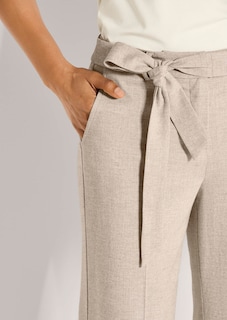 Weite Hose mit Bindegürtel thumbnail 6