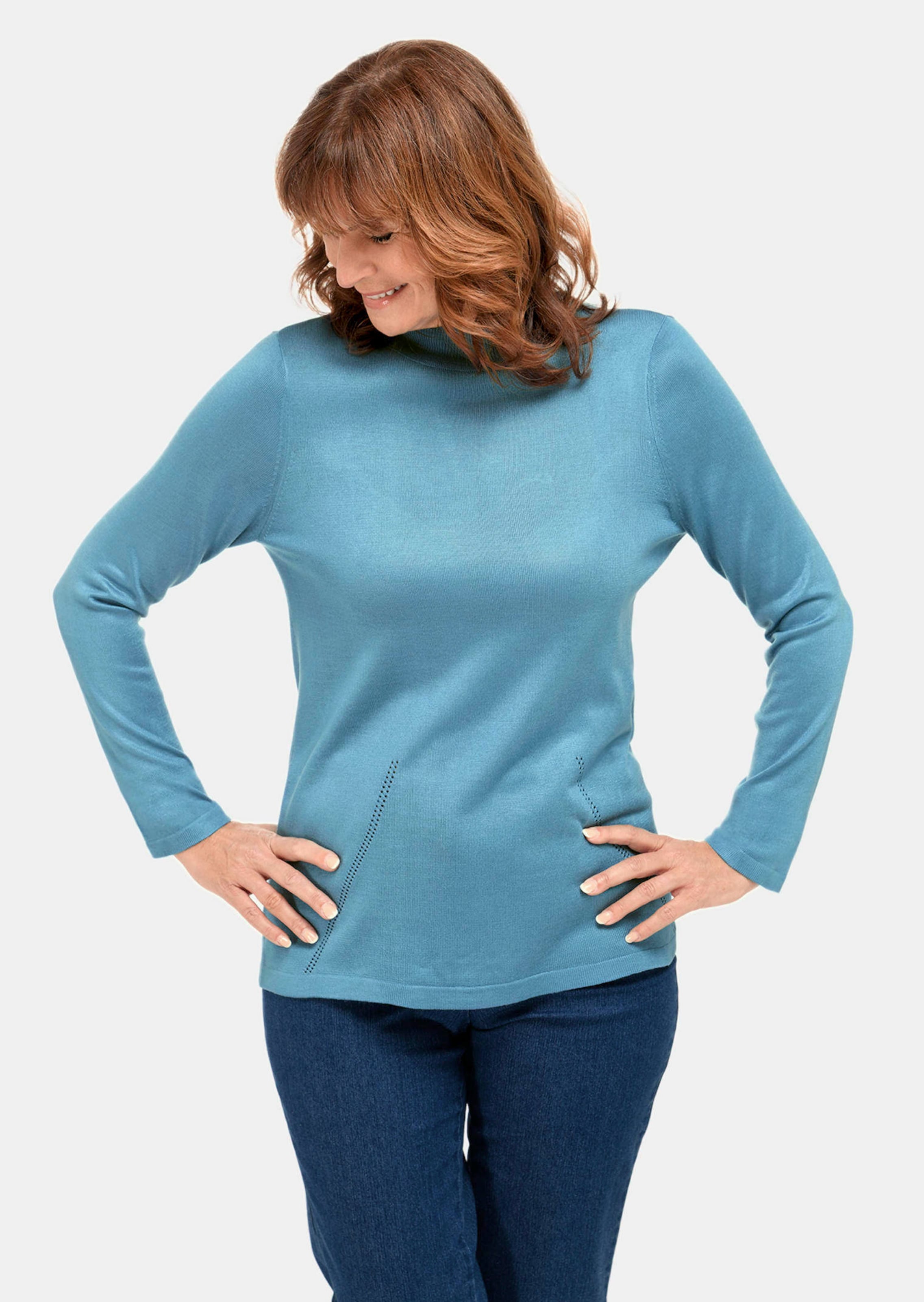 Pullover met opstaande kraag