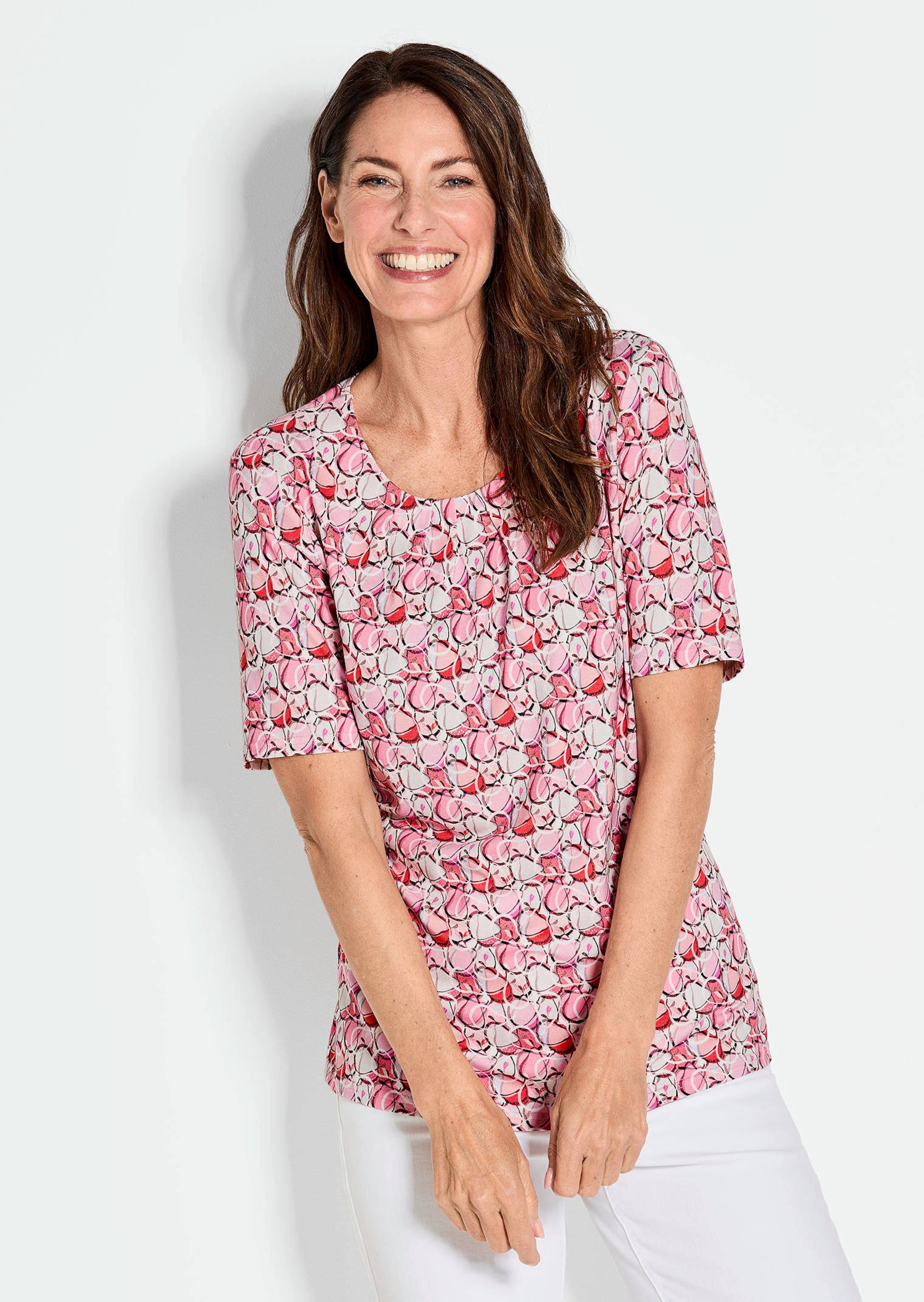 Shirt met trendy print