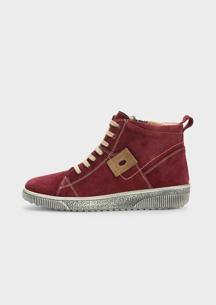 Sneaker aus Wildleder mit Reissverschluss