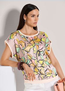 Rundhals-Shirt mit Unikat-Print thumbnail 5