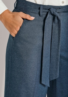 Weite Hose mit Bindegürtel thumbnail 6
