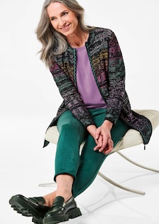 Cardigan en milleraies multicolores thumbnail 4