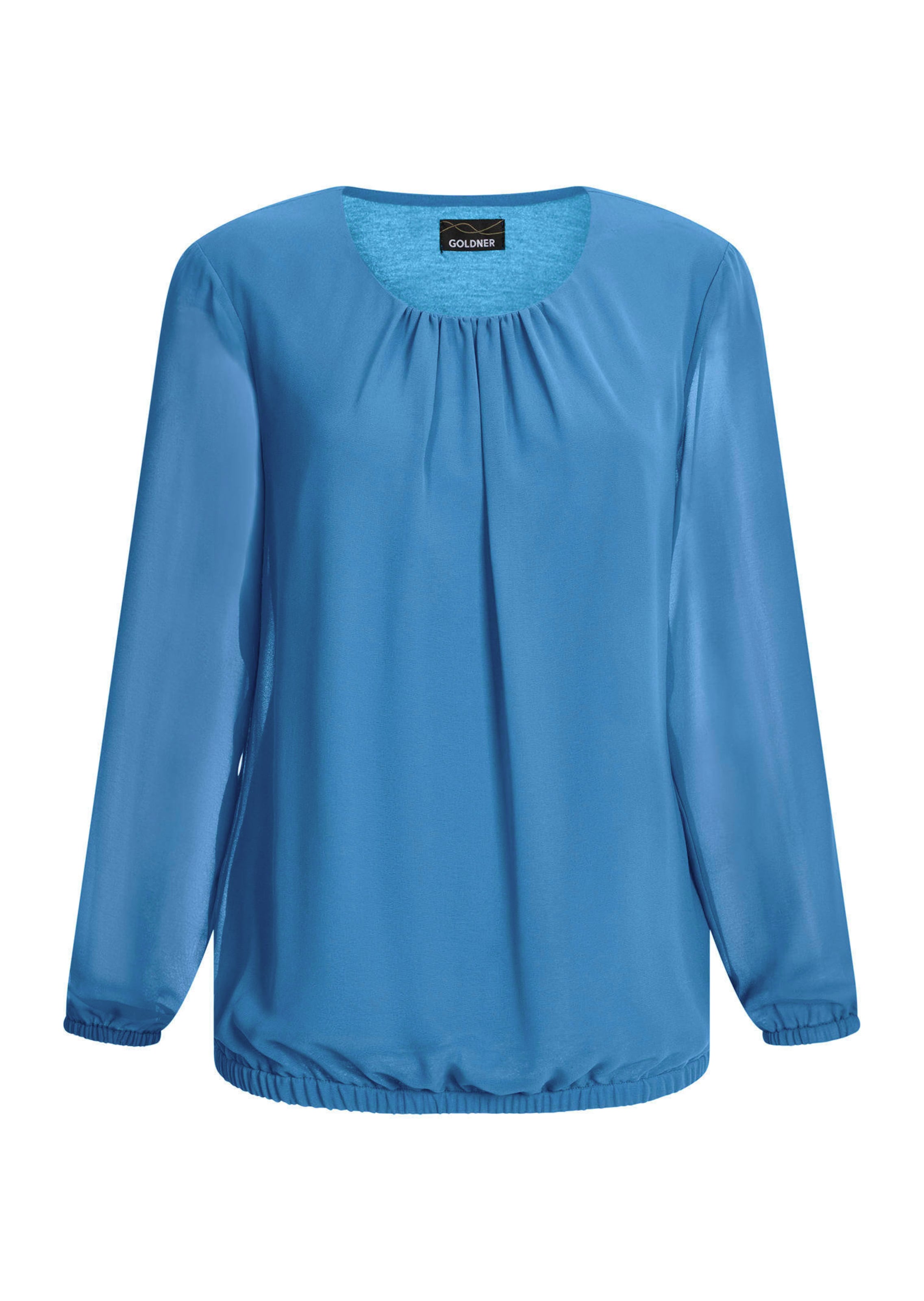 Elegante blouse van chiffon