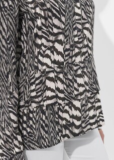 Blouse van viscose met dierenprint thumbnail 6