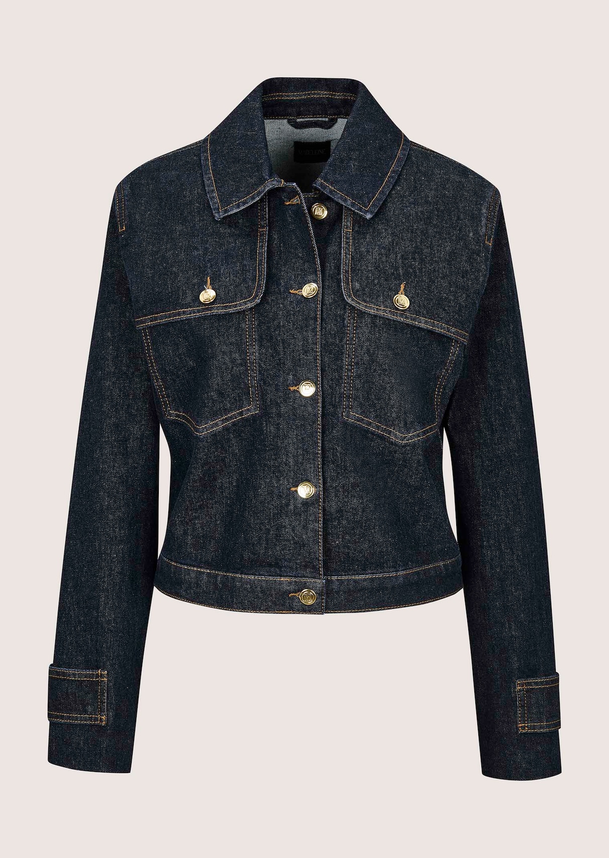 Denim jacket in a dark wash